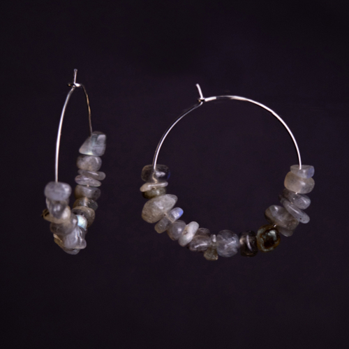 Серьги Crumble GRY