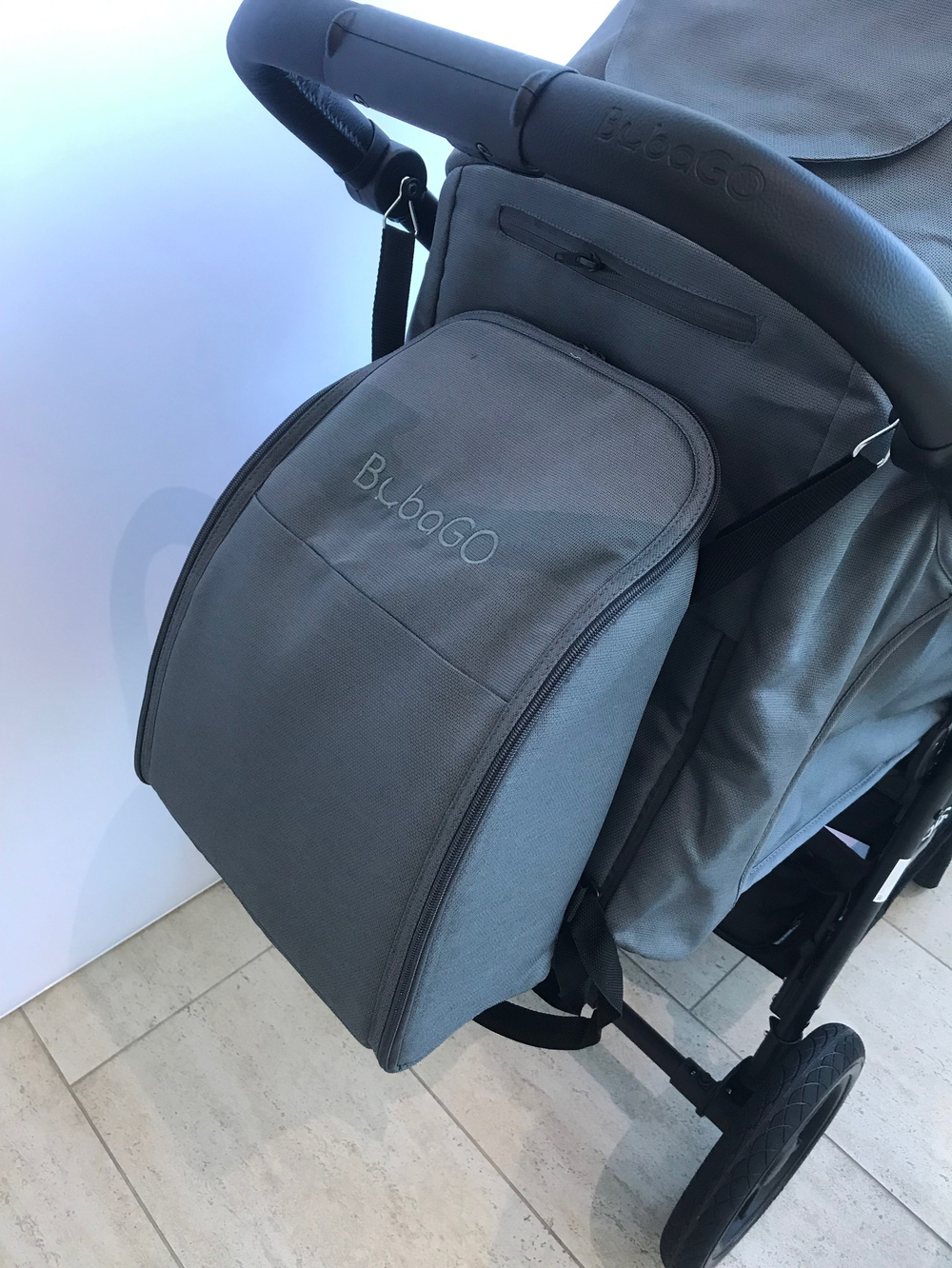 Коляска детская прогулочная BubaGo арт. BG 130-3 MODEL BASS color/цвет Gray/Серый