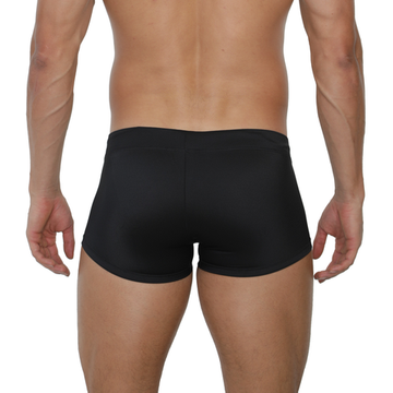 Мужские плавки черные Clever Moda PARADISE SWIMSUIT BOXER 125911