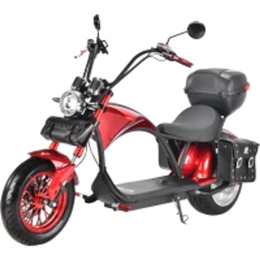 Электроскутер Cityсoco WHITE SIBERIA PRO MAX + 3950W 21AH Черный