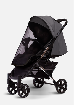 Peppy Коляска прогулочная Polo 2.0 (steel grey) хром рама, сумка
