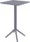 Стол пластиковый барный складной Sky Folding 60х60 серый