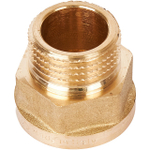 Переход с внутренней резьбы на наружную под ключ STOUT SFT 0072 - 1/2" x 1/2" (латунь без покрытия)
