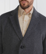 Хлопковое пальто 2в1 h hyde bib BOSS BLACK - графитовый(50502250)