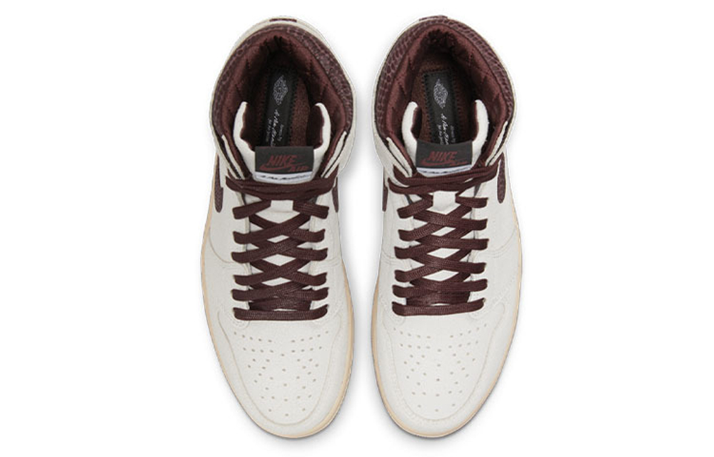 Кроссовки A Ma Manire X Jordan Air Jordan 1 Retro High Og Sp "Sail And Burgundy"