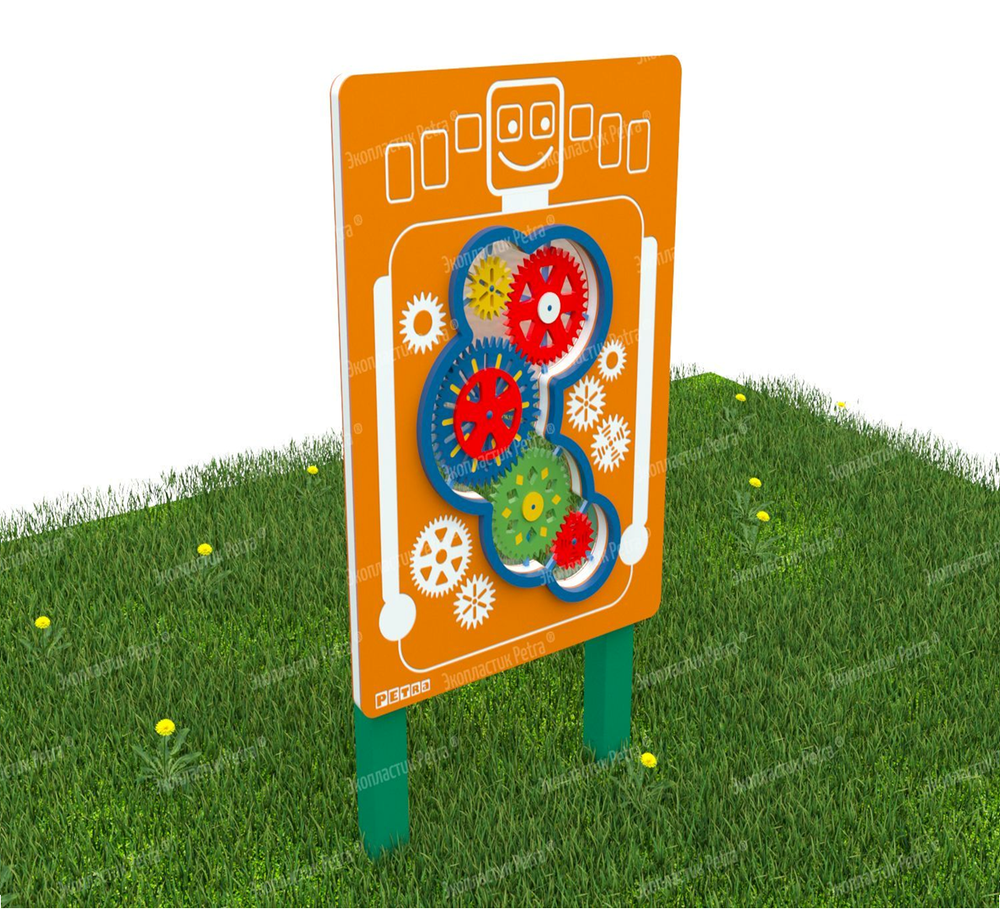 Уличный игровой развивающий модуль Занимательная механика
