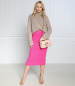 кожаная сумка через плечо love mini puff cl pltt Pinko - пудро-розовый(100039 A0F2)