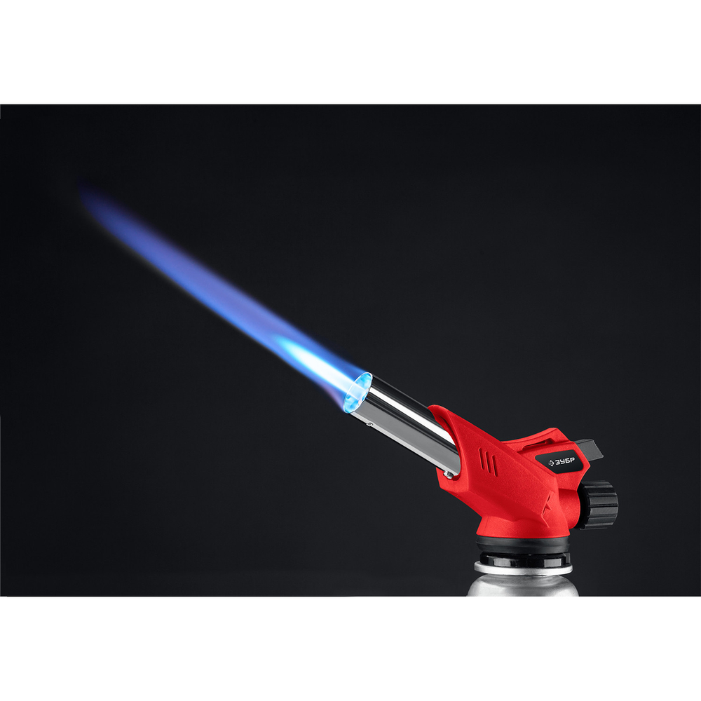 Горелка газовая на баллон Зубр Профессионал ГМ-350 55553 с пьезоподжигом