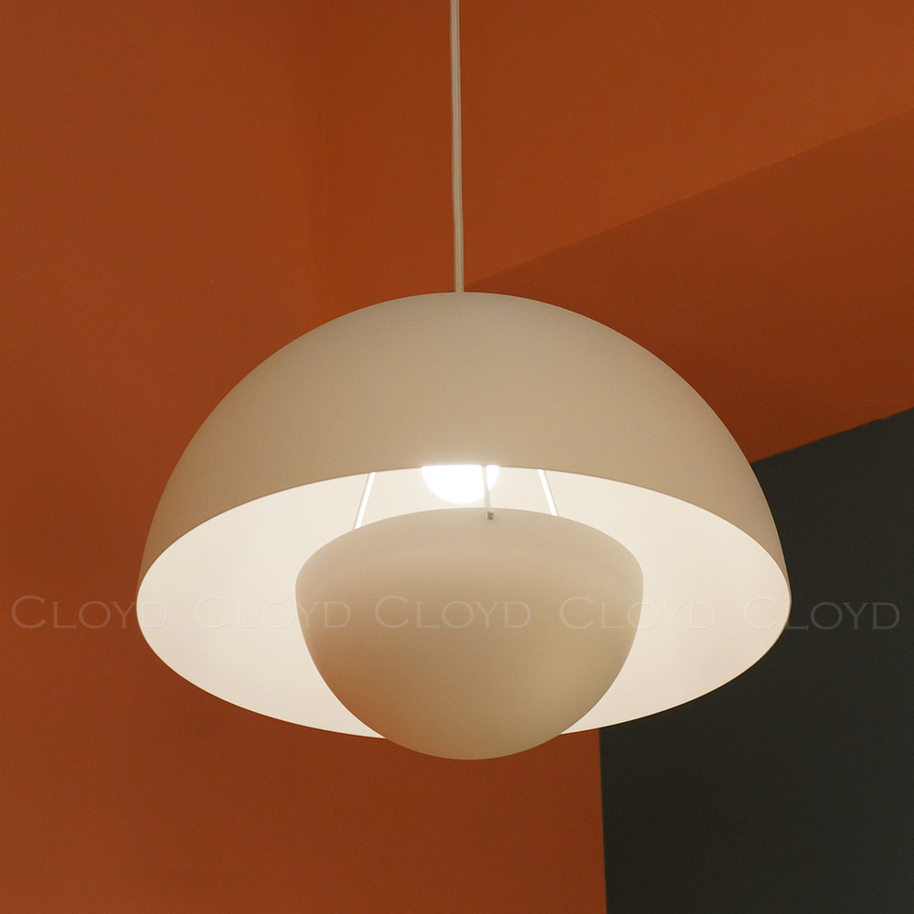 Подвесной светильник Cloyd ERMA-B P1 / Ø37 см - белый (арт.11398)