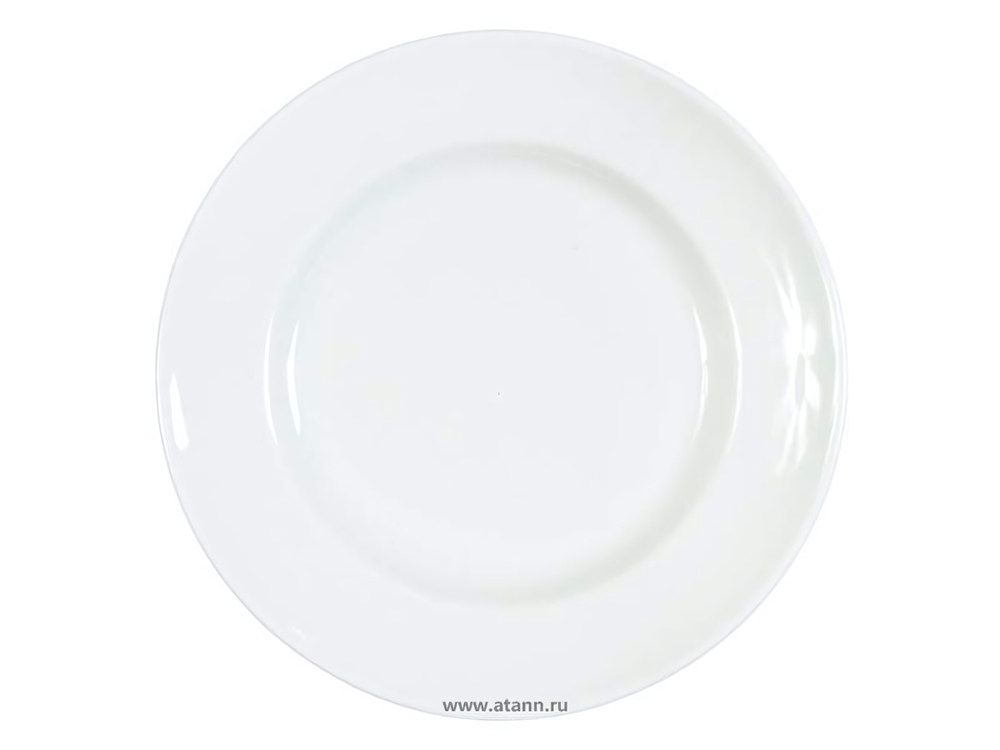 Тарелка 200мм мелкая форма Идиллия Без деколи