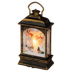 Светильник ЭРА ENIN-HW новогодний светодиодный Новогодние истории настольный динамичный свет 13 см | Фигуры