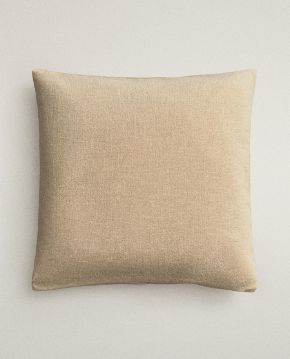 Zara Home наволочка декоративная из хлопка, светло-бежевый, 50x50 см