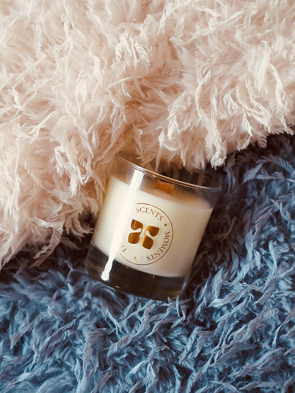 Свеча в стеклянном стакане 320 мл, «Лесная амбра»