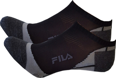 Теннисные носки Fila Calza Invisible Socks 3P - Black