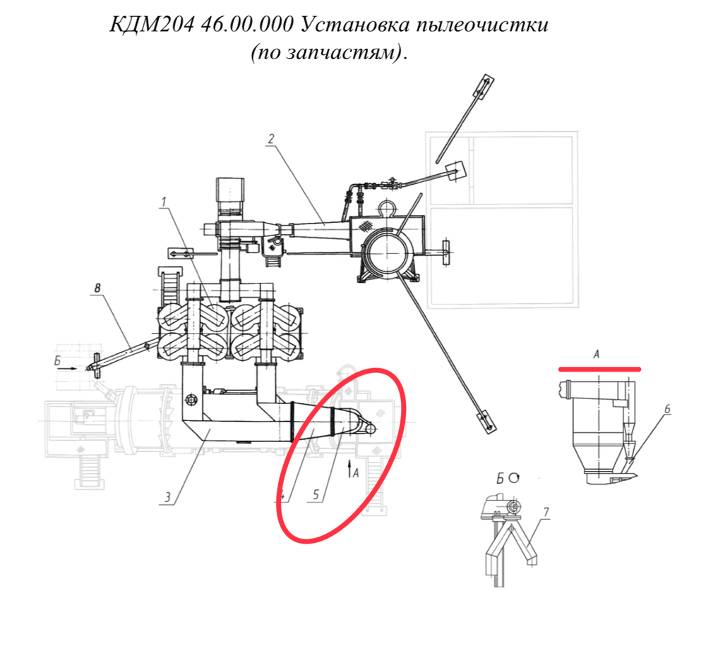 КДМ 204 40.06.000 Предварительная ступень очистки