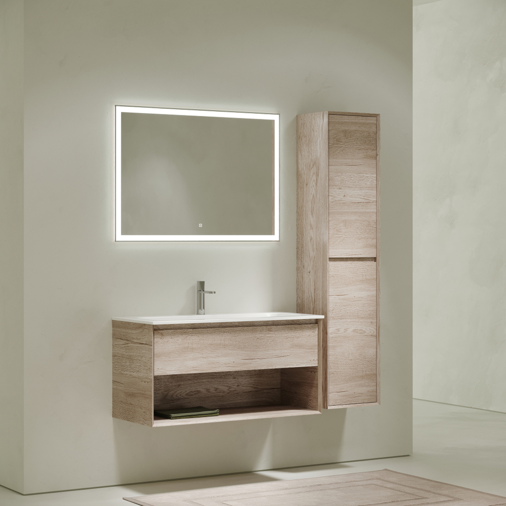 Тумба с раковиной Sancos Marmi 1.0 100 см MR1.0100EG дуб галифакс натуральный