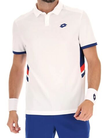 Теннисное поло Lotto Squadra III Polo - White