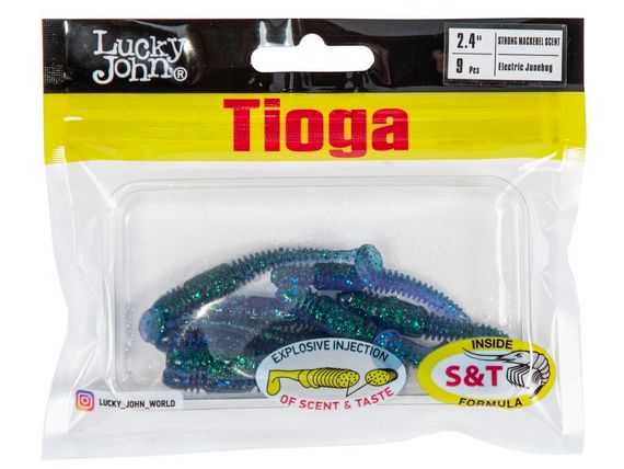 Виброхвосты съедоб. искусст. LJ Pro Series TIOGA 2.4in (06.20)/Z13 9шт.