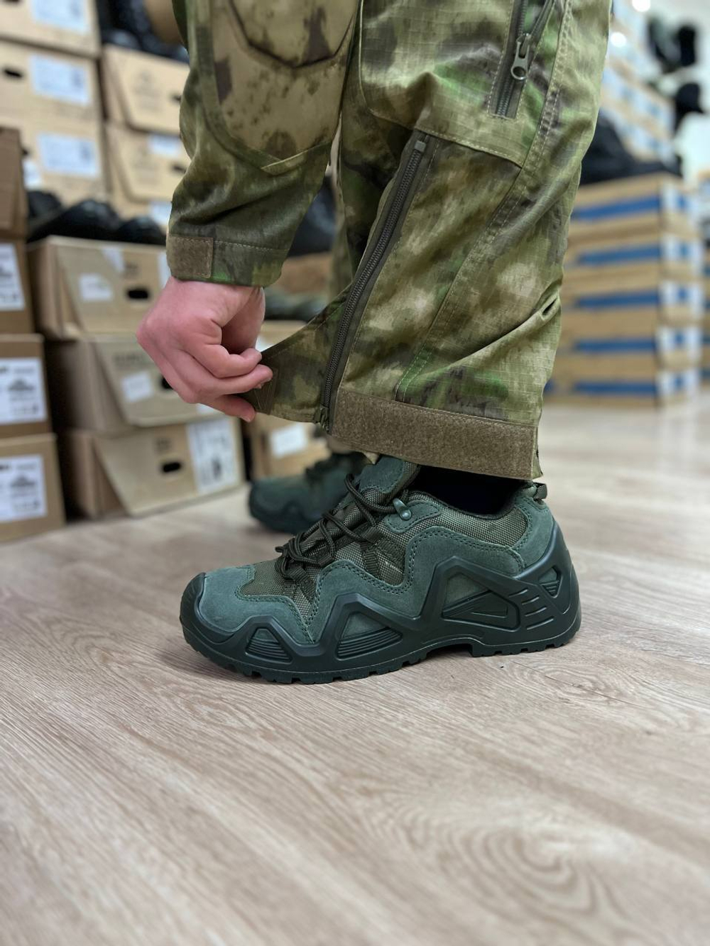 Тактический костюм G3 с защитой локтей и коленей / мох