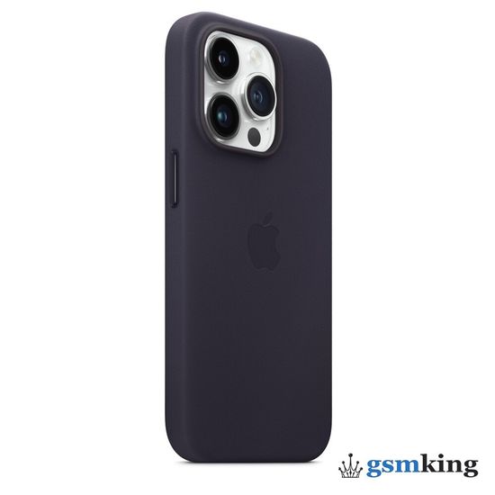 Apple Leather Case with MagSafe iPhone 14 Pro Ink (Чёрный) MPPJ3ZM/A