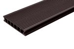 Террасная доска Deckron (Декрон) Classic, 153x28, длина 400 см, Венге (Шоколад)