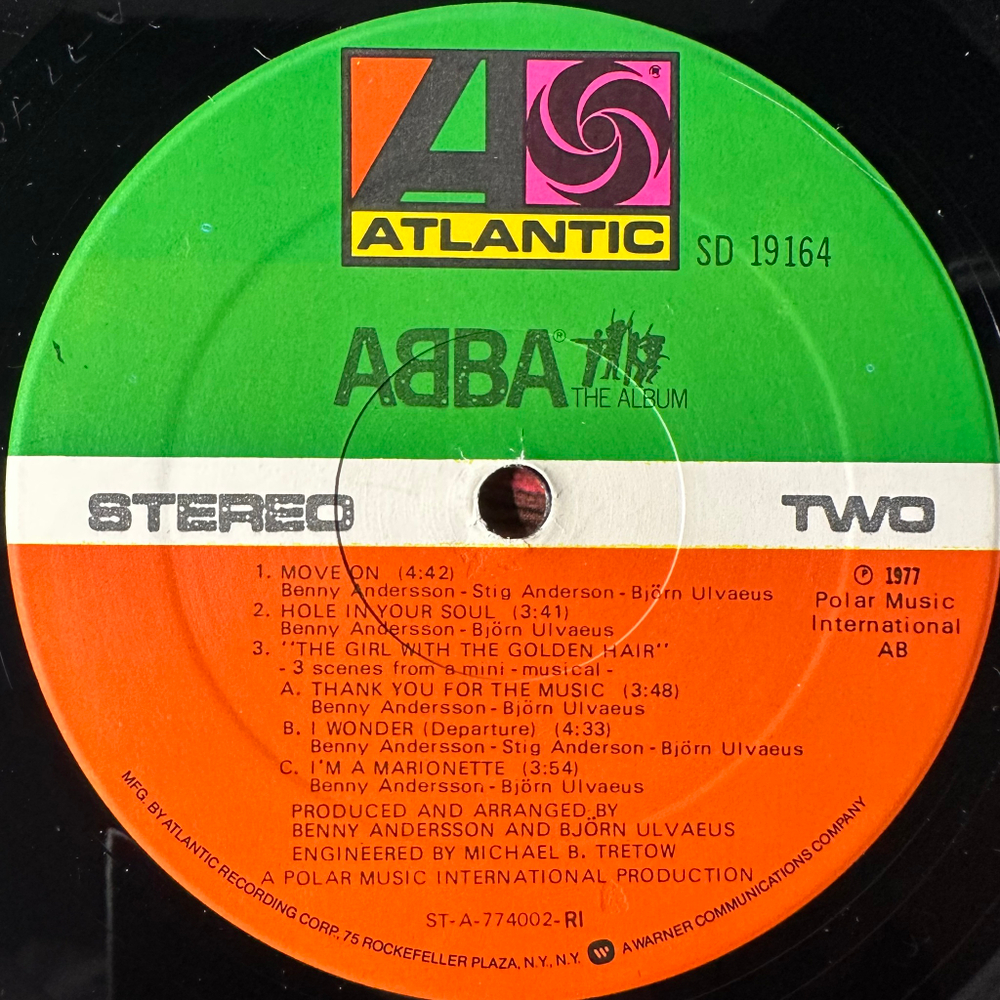ABBA ‎– The Album (США 1978г.)