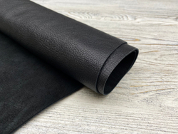 Madras Buster Nero (1,1-1,3 мм), цв. Черный, натуральная кожа козы