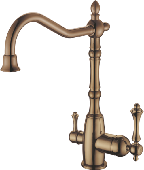 77022-D Смеситель од для кухни  БРОНЗ  GANZER  (10/1шт)