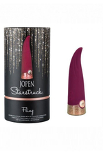 Фантазийный вибромассажер Starstruck Fling - 14 см. (Цвет: фиолетовый)