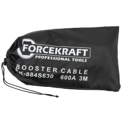 Стартовые провода 600 Aмпер, 3м (морозостойкая изоляция), в чехле FORCEKRAFT FK-884S630