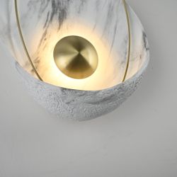 Настенный Светильник Clam Белый Мрамор By Imperiumloft