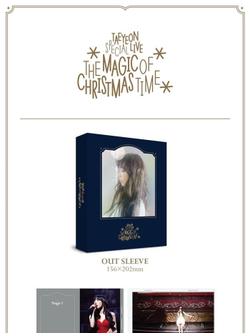 товары Taeyeon (GIRLS' GENERATION) - The Magic Of Christmas Time Special Live
