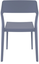 Стул пластиковый Siesta Contract Snow, темно-серый