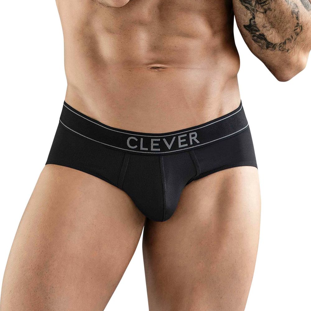 Мужские трусы брифы черные Clever BERNA CLASSIC BRIEF 178511