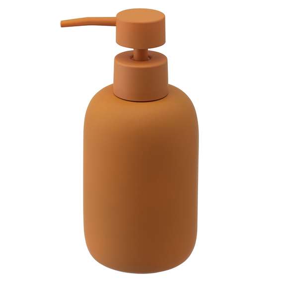 Набор ванных принадлежностей с подставкой flow, терракотовый, 4 пред.