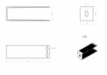 HIS-BR-S-17050 Кронштейн малый  HIS  S 170x50
