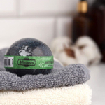 Бомбочка для ванны с шиммером и ароматом яблока с корицей - 110 гр. (Цвет: темно-синий)