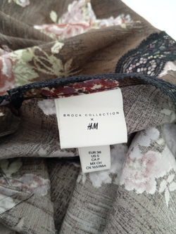 Платье H&M x Brock Collection