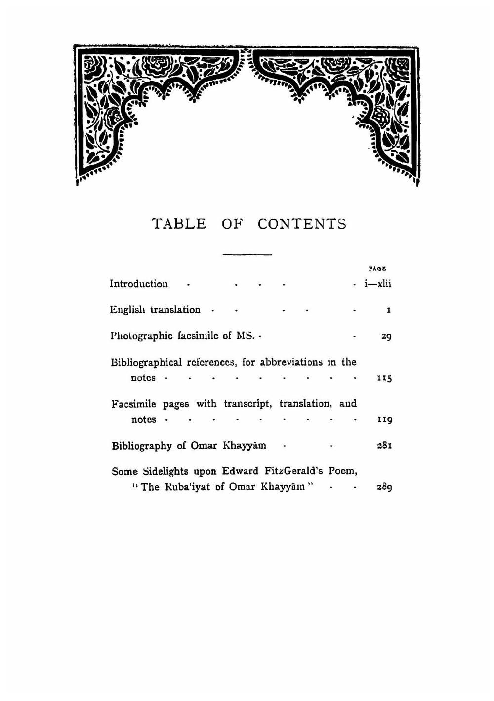 The Ruba'iyat of Omar Khayyam | Khayyam Omar