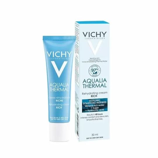 Vichy Aqualia Thermal Rich Cream Увлажняющий насыщенный крем для сухой и очень сухой кожи, 30 мл