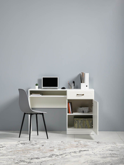 Ливерпуль Стол туалетный 12.46.01 Белый/Ясень ваниль