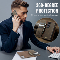 Чехол-кошелек CaseMe 2 in 1 MagSafe Samsung Galaxy S25 Edge