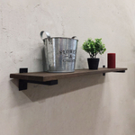 Настенные полки из натурального дерева в стиле Лофт