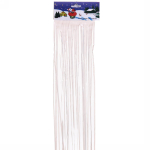 Дождик 1,5м "Классика", Белый (Серпантин)