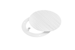 Решетка на магнитах круглая RDKV-100 Волна, белая