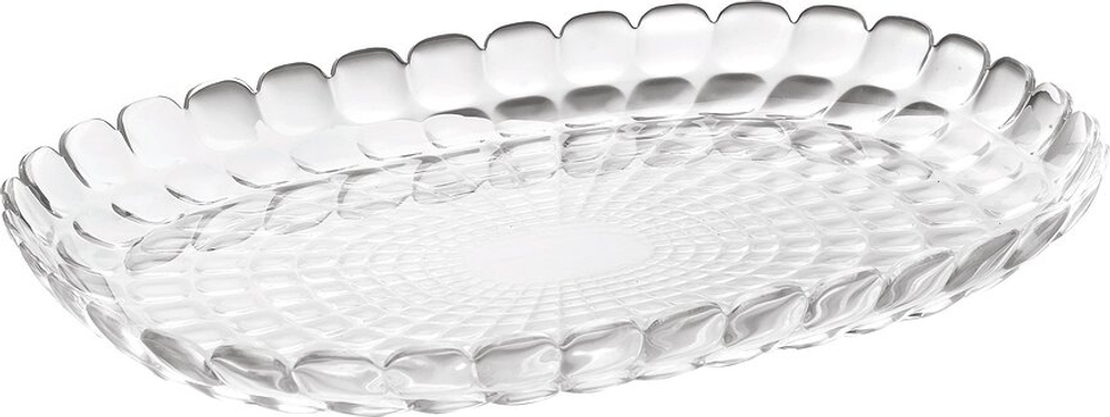 Блюдо сервировочное Guzzini Tiffany, овальное, пищевой пластик, 22,5 32 см