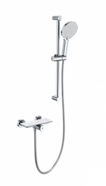 Смеситель для душа с гарнитуром WONZON & WOGHAND ClickPlate, Хром (WW-B2052-A-CR)