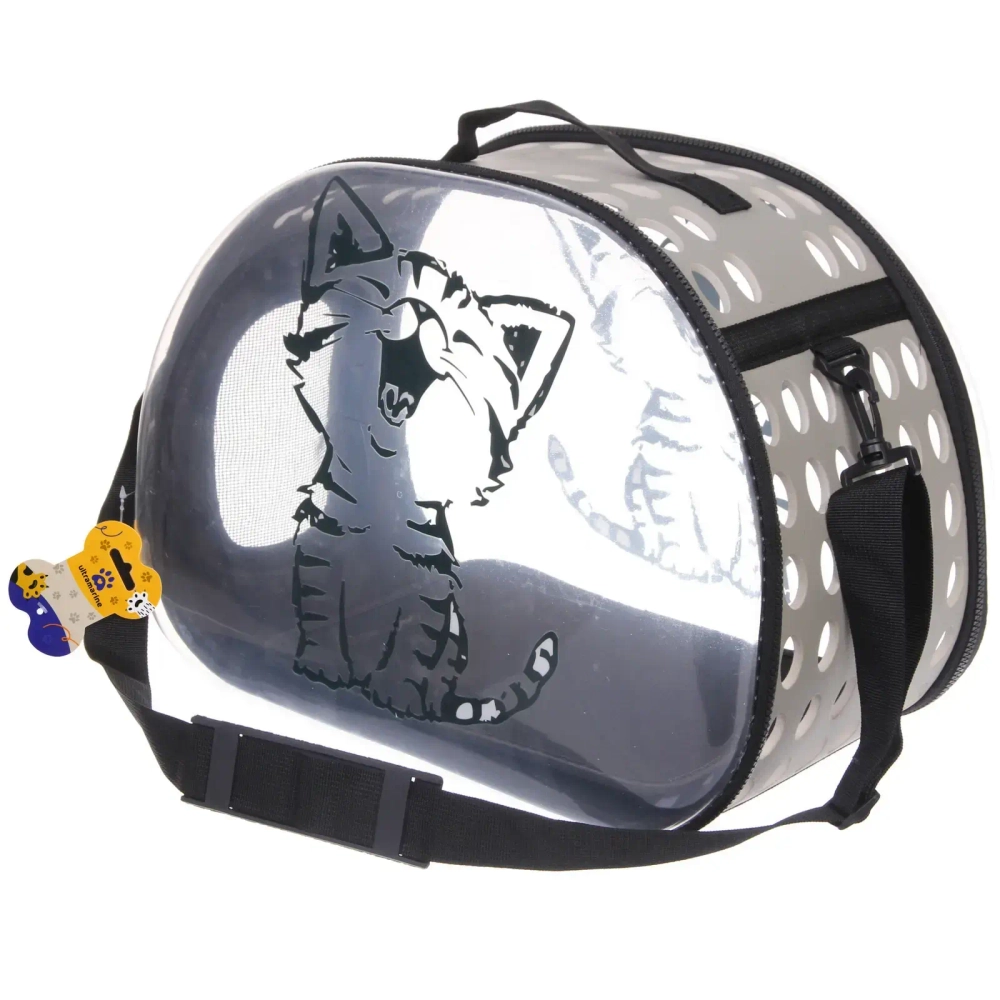 Сумка - переноска для животных «Малыш Юки», цвет как на фото, 42*28*32/до 13кг (пакет и лейбл)