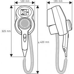 Настенный фен Valera Premium 1600 Shaver (533.05/037R)