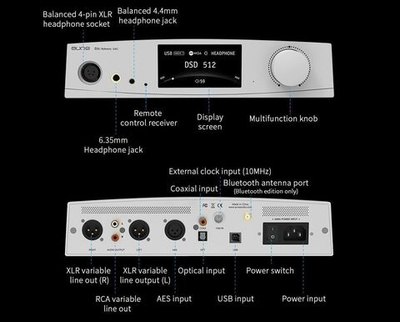 ЦАП и усилитель для наушников Aune S9c Pro Bluetooth